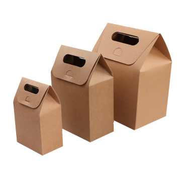 manufacture custom Cheap price paper tags with bag on back for packing food boxes craft twisted bags wine